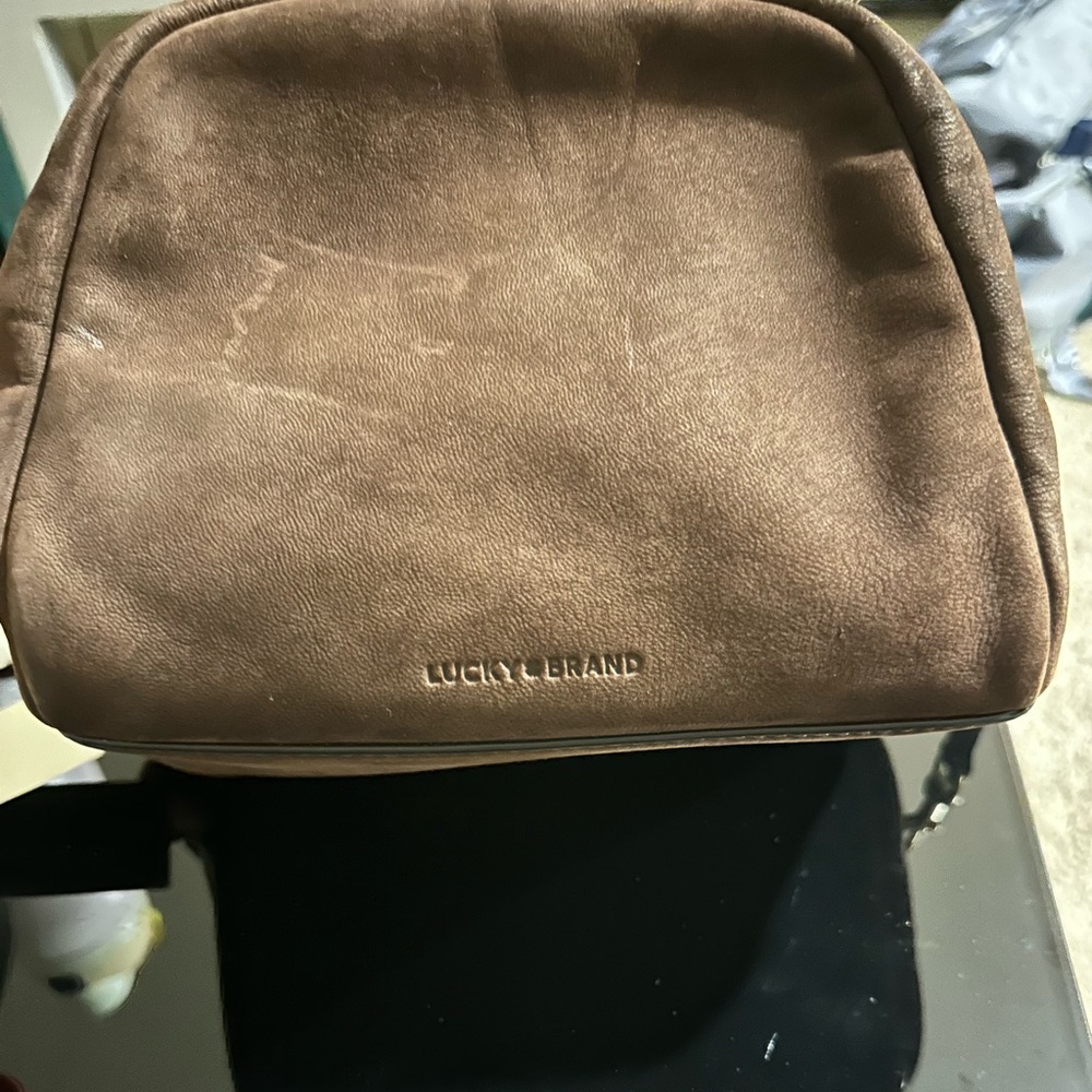 Lucky Brand suede crossbody